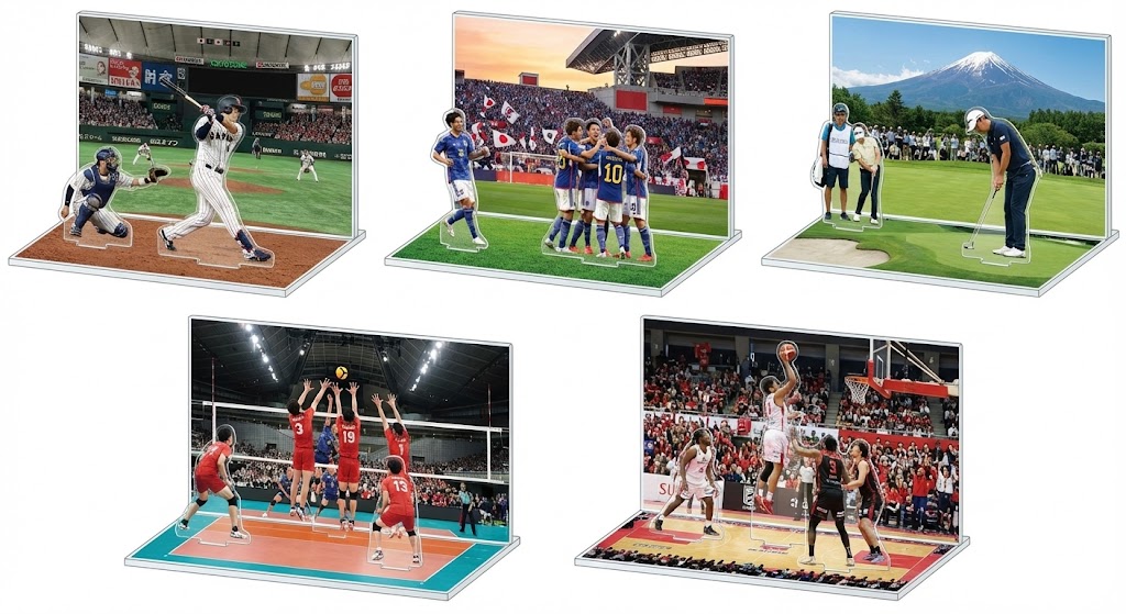 サンプルアクリルスタンド